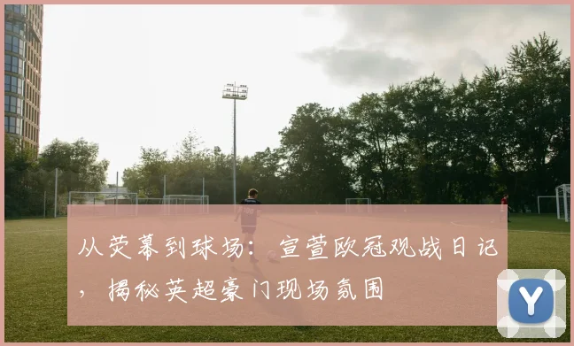 从荧幕到球场：宣萱欧冠观战日记，揭秘英超豪门现场氛围